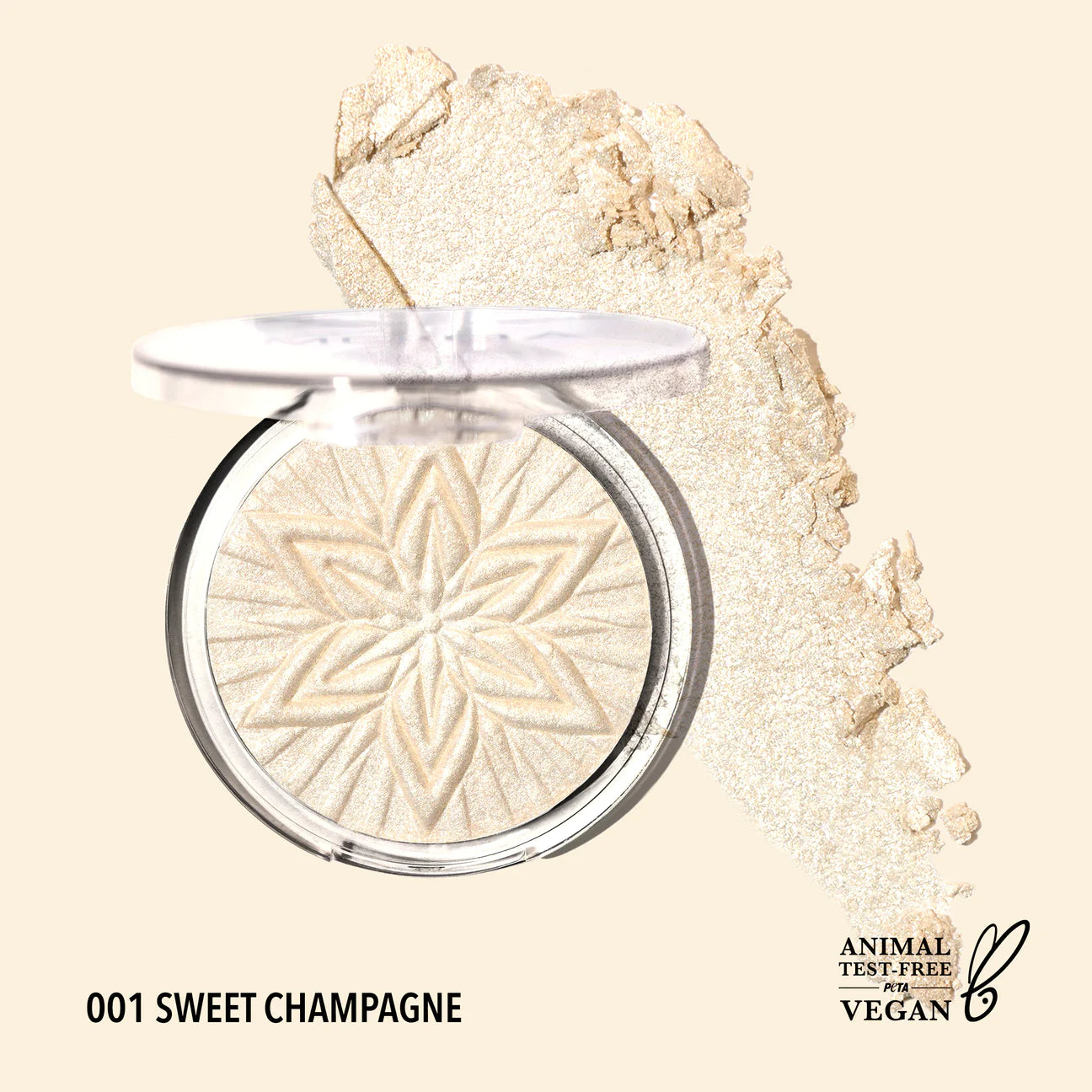 Sun Glow Face & Body Highlighter (001, Sweet Champagne)